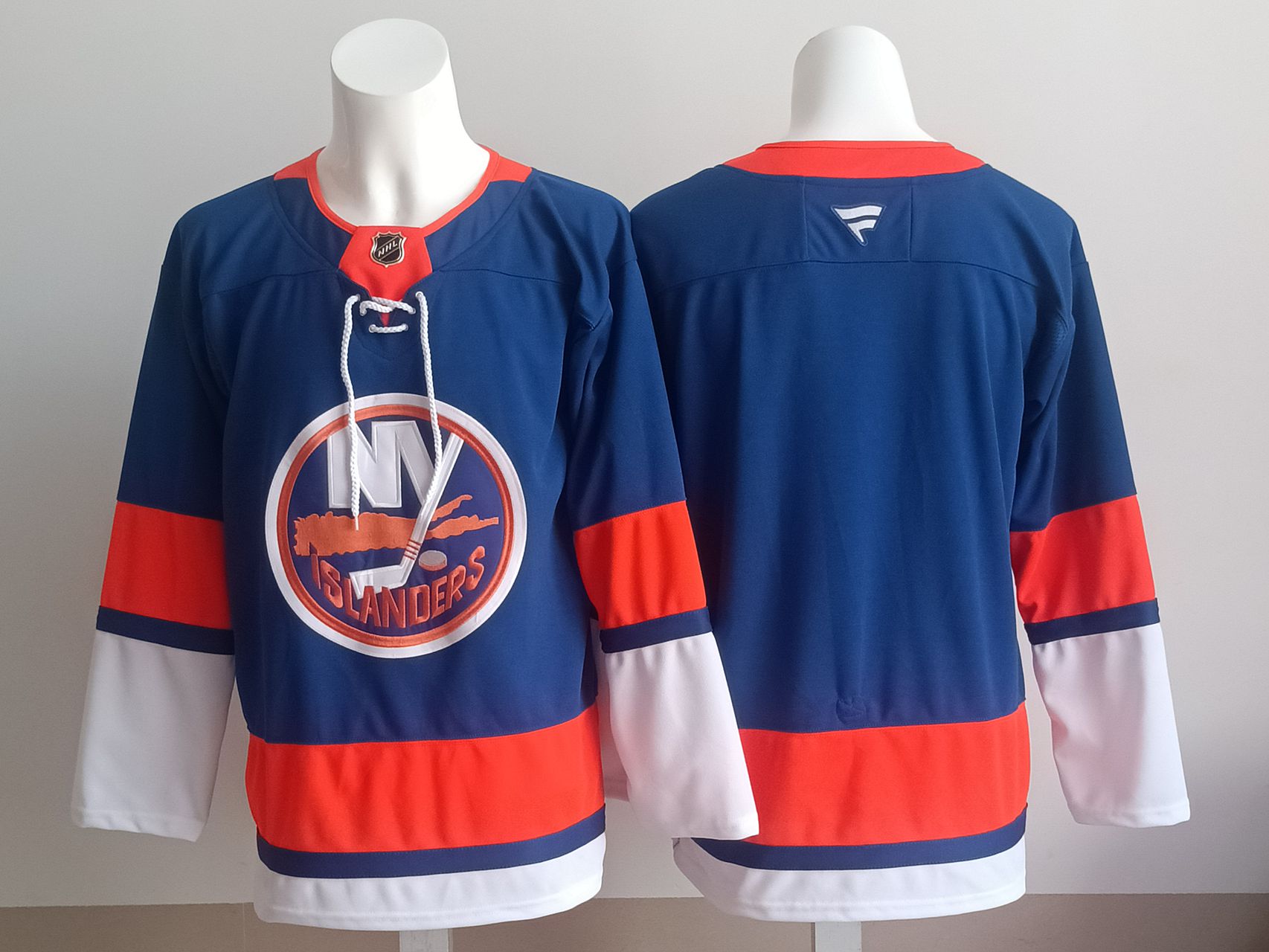 Men NEW York Islanders Blank Blue 2025 NHL Jersey style 001